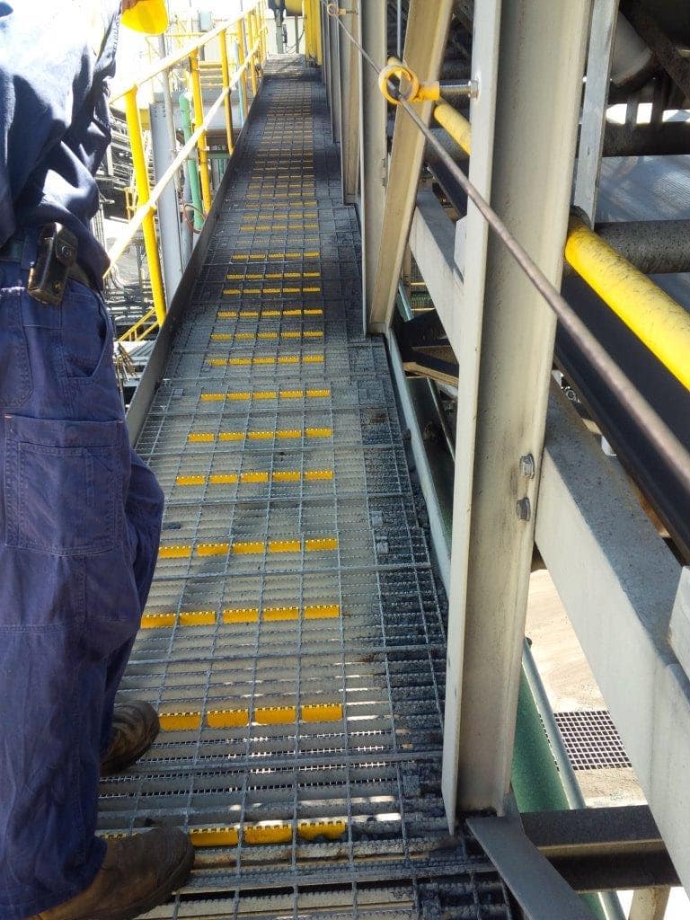 Steel stair nosings Gladstone Port