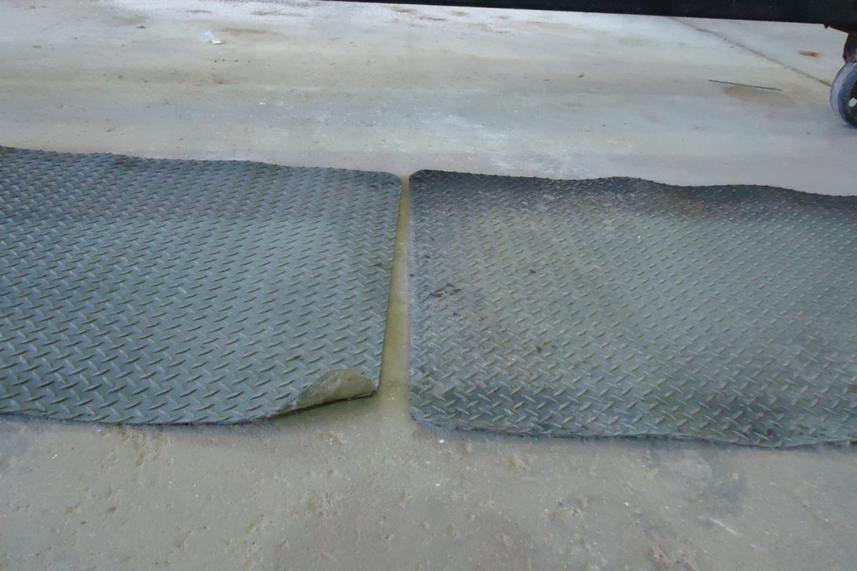 Mats that curl up can usually be fixed and be good as new. AMCO Mat repairs