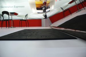 AMCO Orthomaster premium anti-fatigue mat used in food preparation and kitchens.