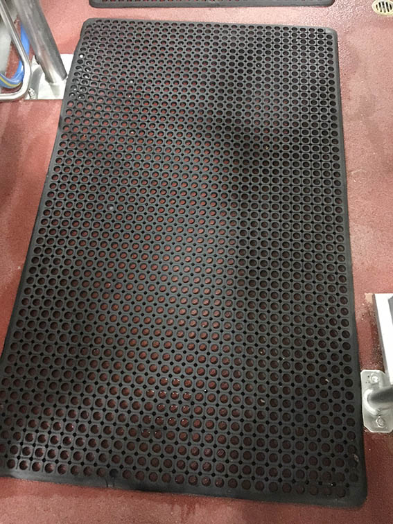 Well used Workease mat AMCO