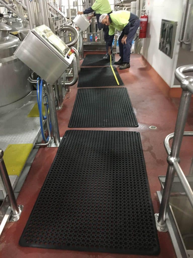 The mat used here in a food processing plant over some nine years at Simplot. AMCO