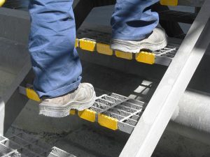 U-Tred nosing installed and at work AMCO