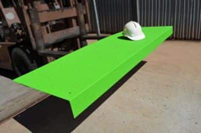 Green anti slip plates for walkways - AMCO