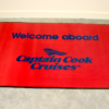AMCO custom logo entry mat for Captain Cook Cruises