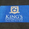 AMCO custom logo entry mat for Kings Christian School