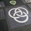 AMCO custom logo entry mat for a school