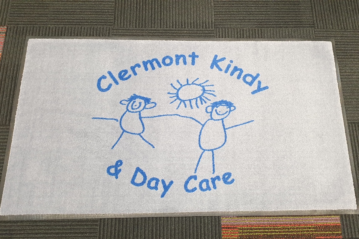 AMCO custom entry mat for Clermont Kindy and Day Care