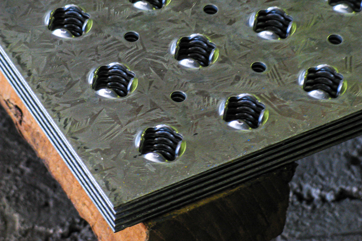 AMCO Lion Plate steel non-slip stair treads and nosings