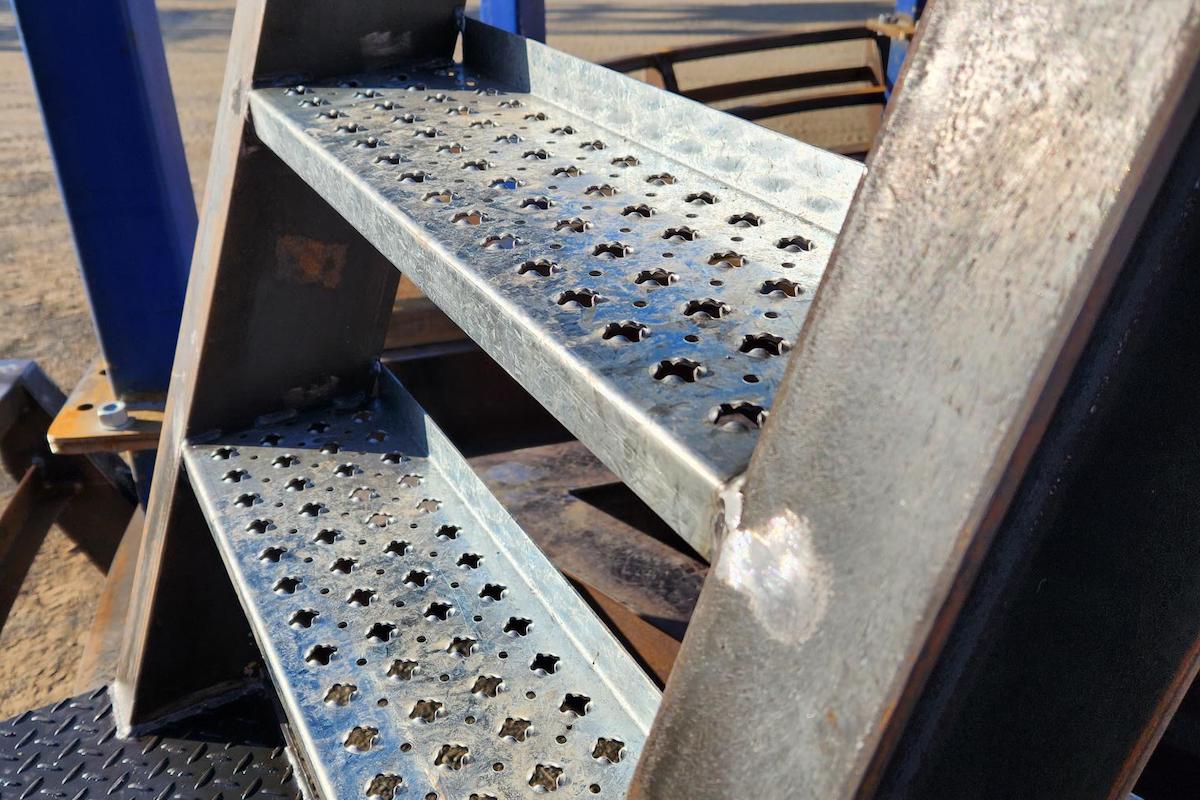 AMCO Lion Plate steel non-slip stair treads and nosings