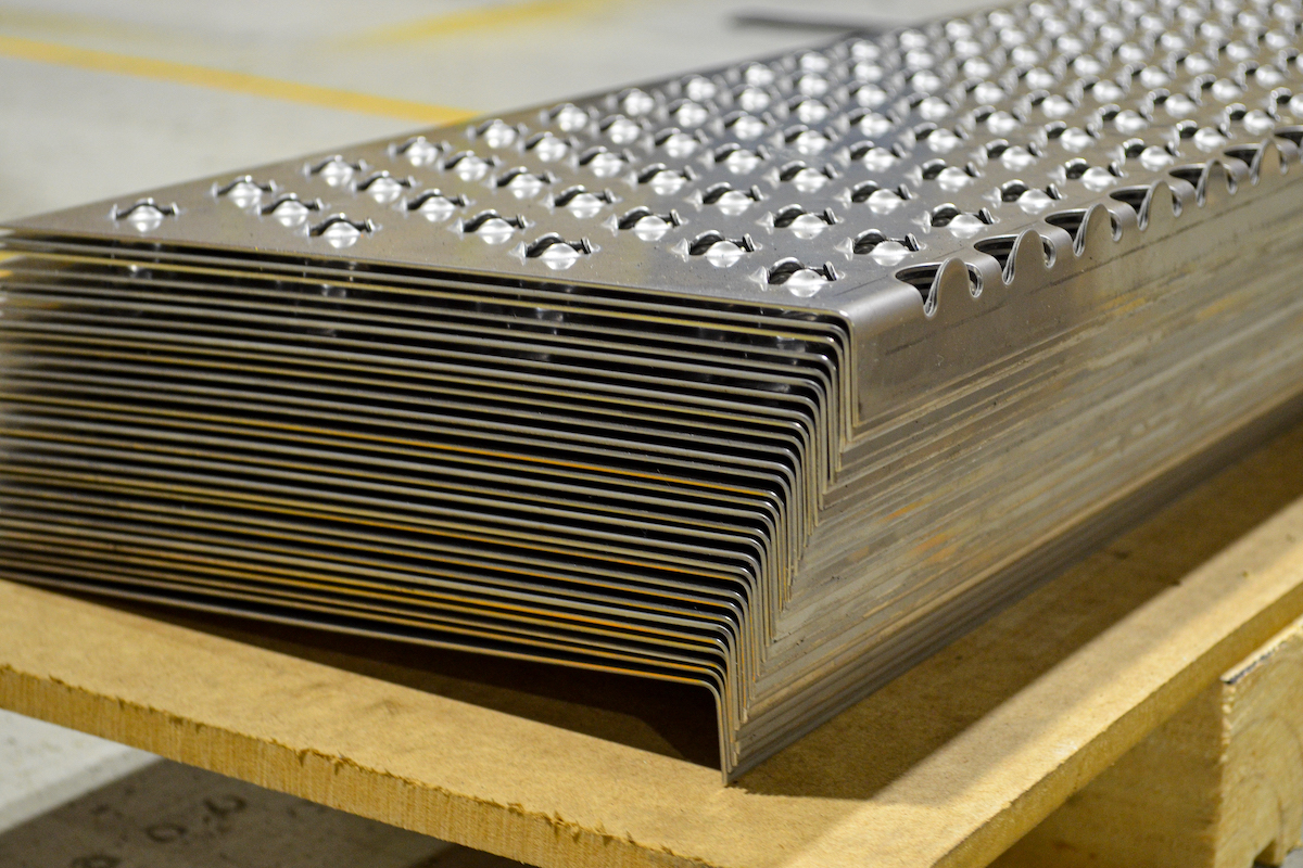 AMCO Lion Plate steel non-slip stair treads and nosings