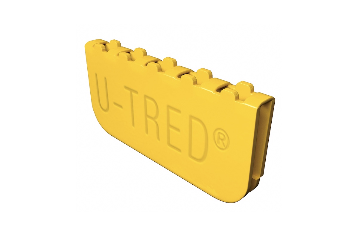 AMCO U-Tred anti-slip grate cleats close up