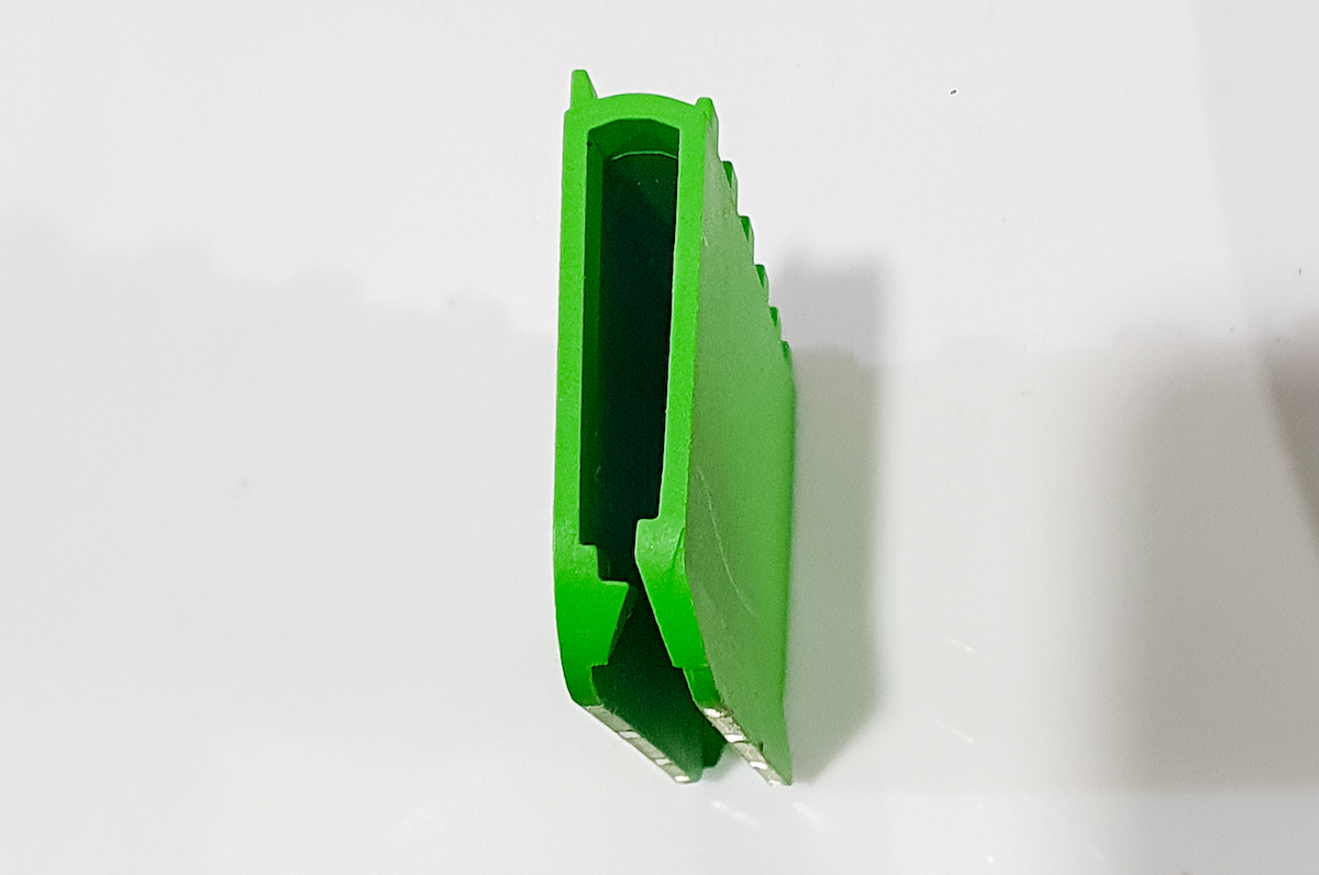 AMCO U-Tred Pro anti-slip grate cleats side view