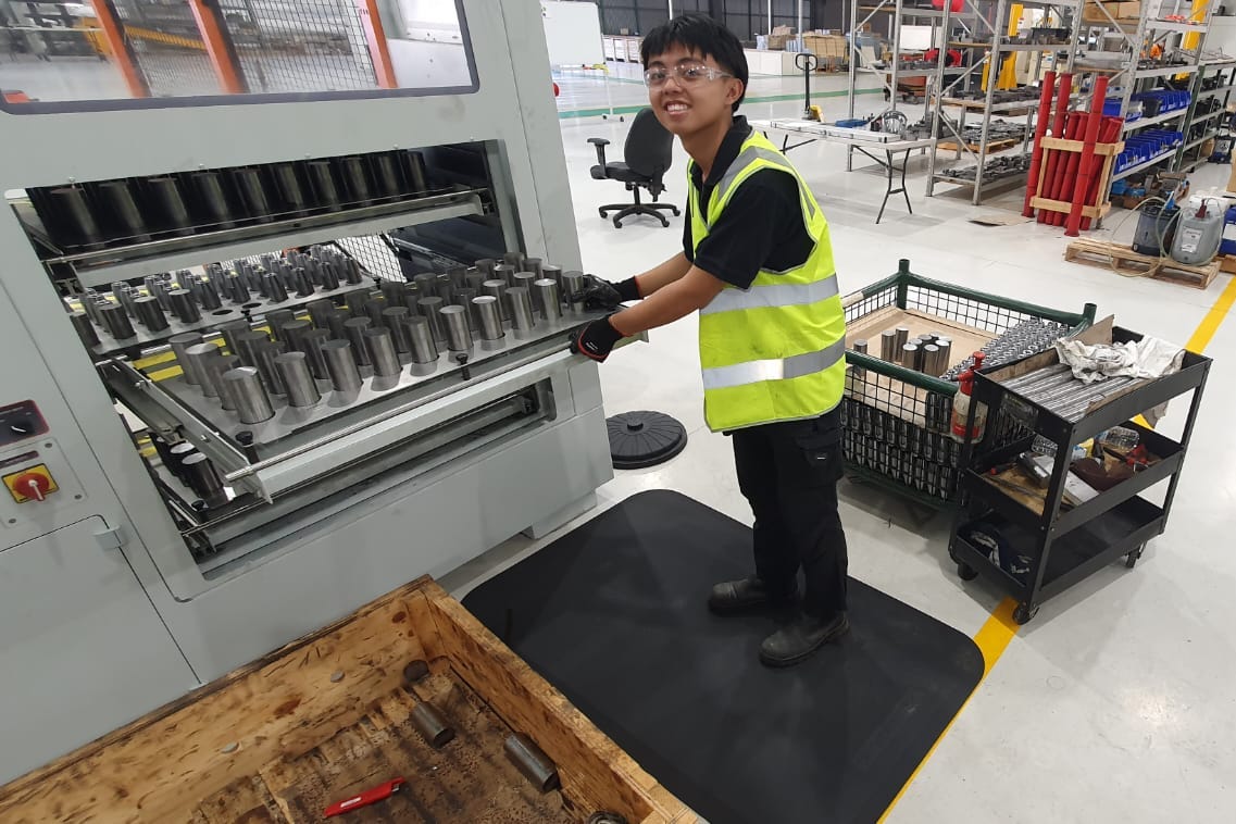 AMCO ESD Orthomaster mat in an industrial facility