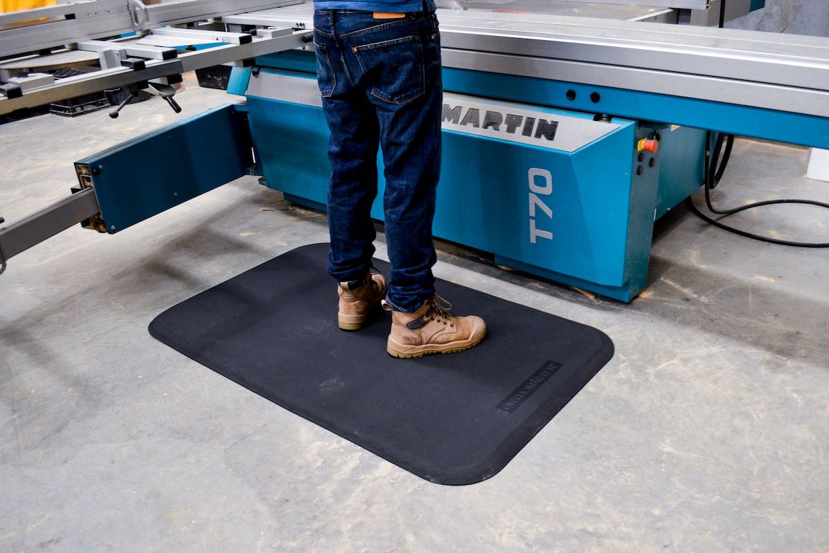 AMCO ESD Orthomaster mat in an industrial facility