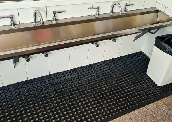 AMCO Industrial Mat in a bathroom