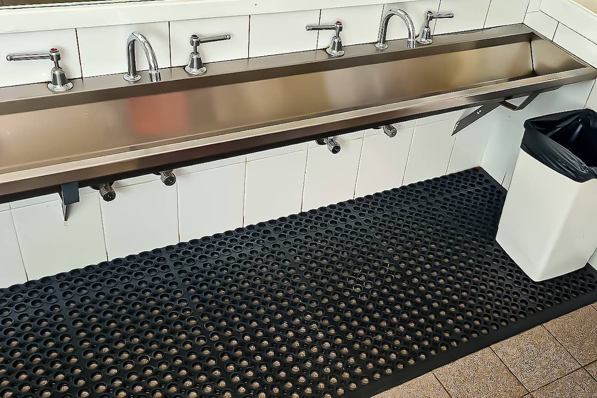 AMCO Industrial Mat in a bathroom