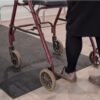 AMCO Pig Grippy Mat (Croc Mat) in use in a hospital or aged care facility