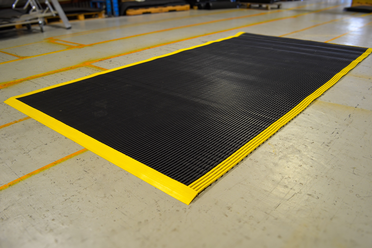 AMCO StrongGrip anti-slip mat in a workshop